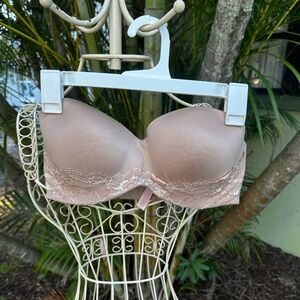 Victoria's Secret Strapless Lace Bra